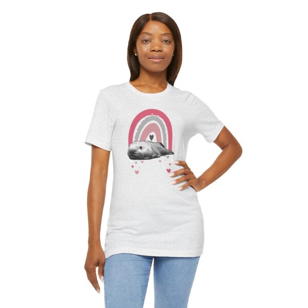 Boho Blobfish Rainbow Lightweight T-Shirt - Image 10
