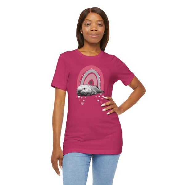 Boho Blobfish Rainbow Lightweight T-Shirt - Image 18