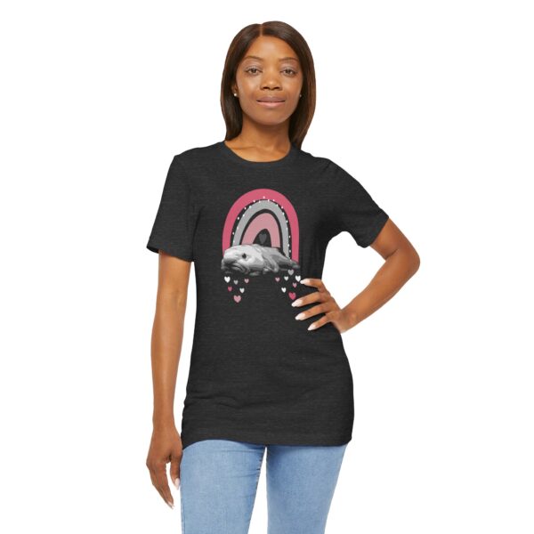 Boho Blobfish Rainbow Lightweight T-Shirt - Image 14