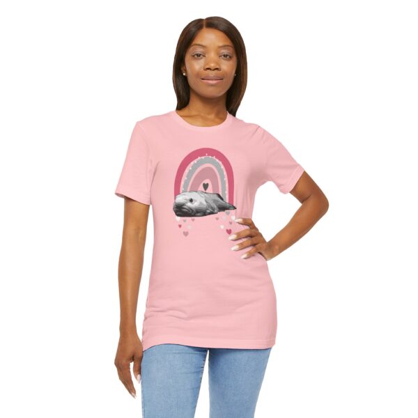 Boho Blobfish Rainbow Lightweight T-Shirt - Image 22