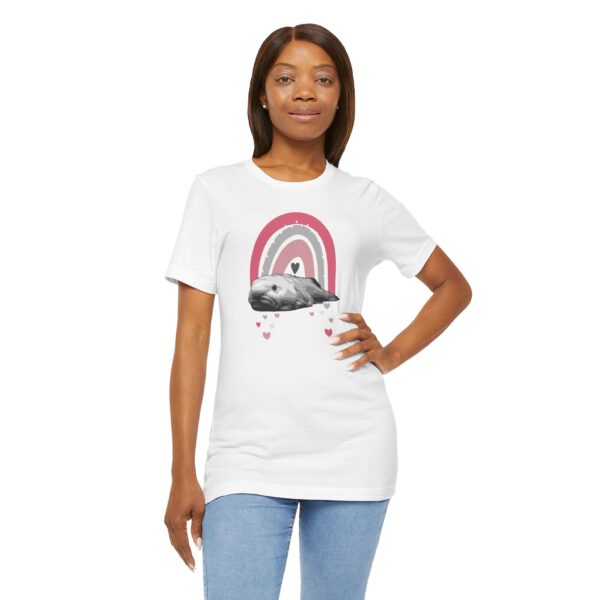 Boho Blobfish Rainbow Lightweight T-Shirt - Image 6