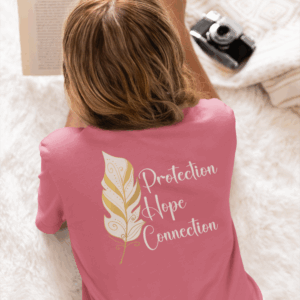 Protection, Hope, Connection - Feather Lightweight T-Shirt