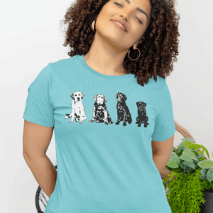 The Labrador Rainbow Lightweight T-Shirt