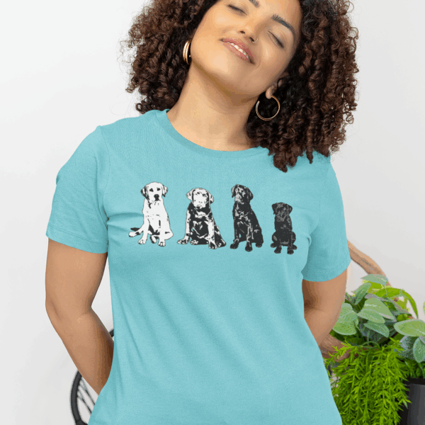 The Labrador Rainbow Lightweight T-Shirt