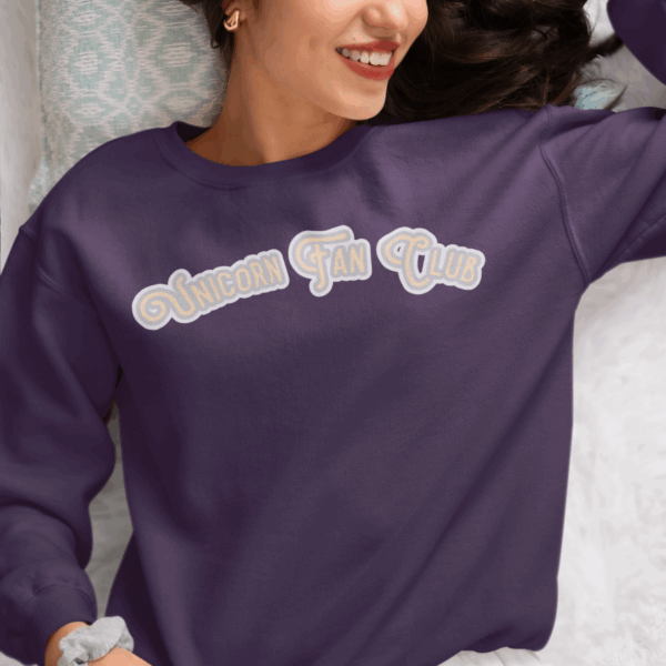 Unicorn Fan Club Crewneck Sweatshirt,