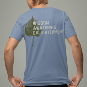 Wisdom, Awakening, Enlightenment - Bodhi Leaf Lightweight T-Shirt
