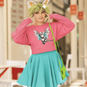 Fairy Kitty Crewneck Sweatshirt