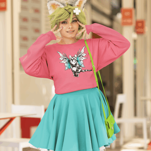 Fairy Kitty Crewneck Sweatshirt