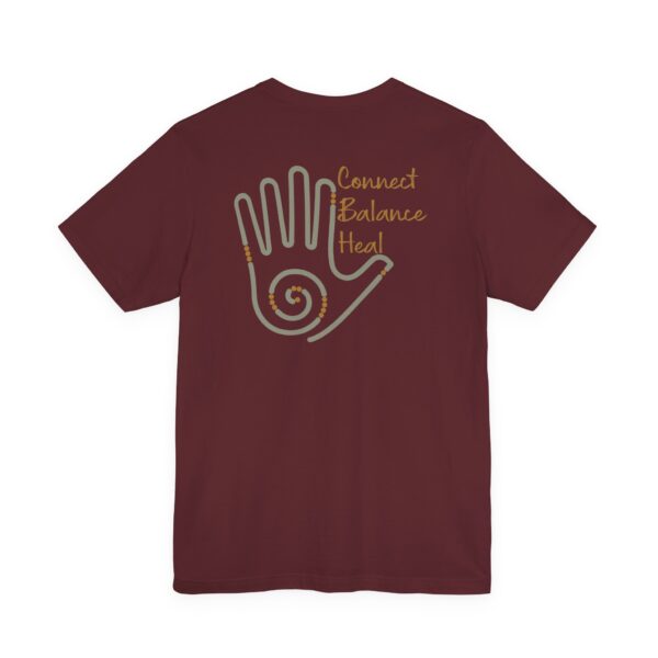 Connect, Balance, Heal - Reiki Hand Lightweight T-Shirt - Image 11