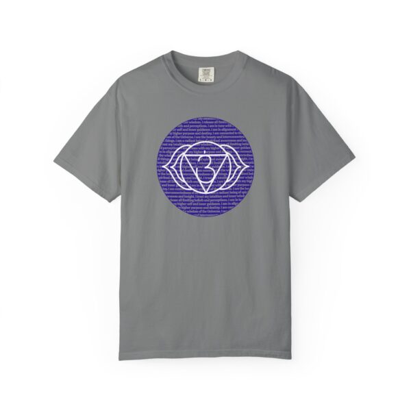 Third Eye Chakra Affirmations Heavyweight T-Shirt - Image 12