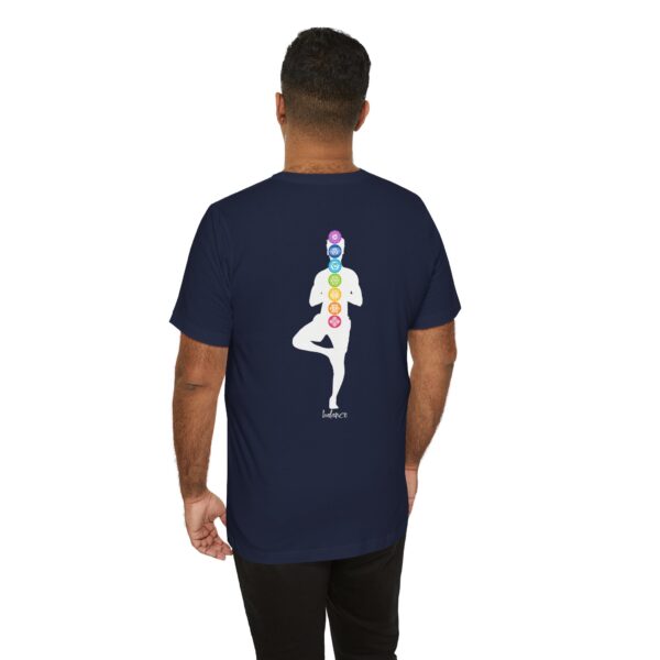 Balance - Chakra Lightweight T-Shirt with Male Silhouette - Image 7
