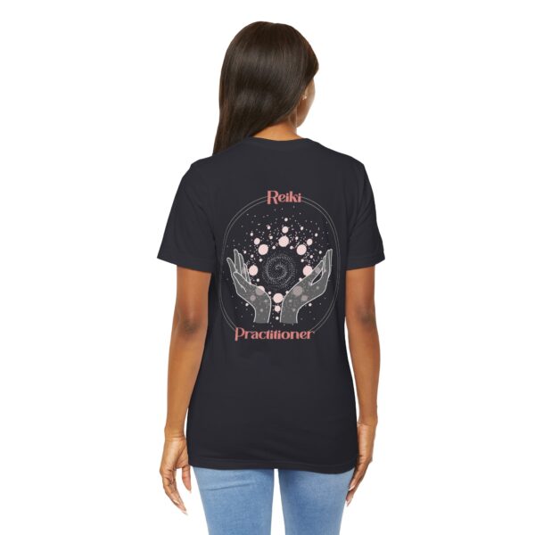 Reiki Practitioner - Lightweight T-Shirt with Pink Text - Image 19