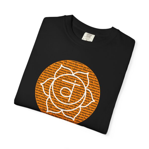Sacral Chakra Affirmations Heavyweight T-Shirt - Image 21