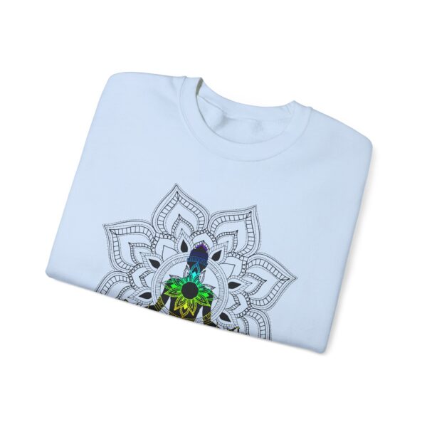 Serenity - Chakra Mandala Crewneck Sweatshirt, Female Silhouette - Image 17