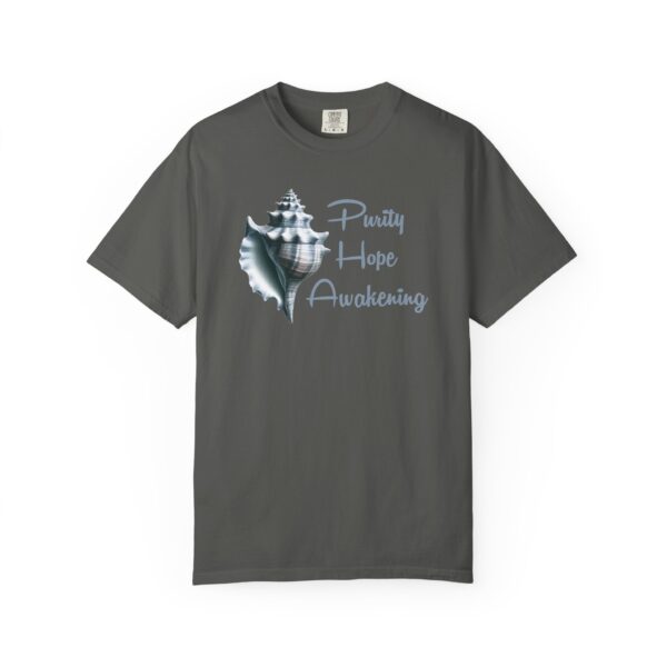 Purity, Hope, Awakening - Conch Shell Heavyweight T-Shirt - Image 15