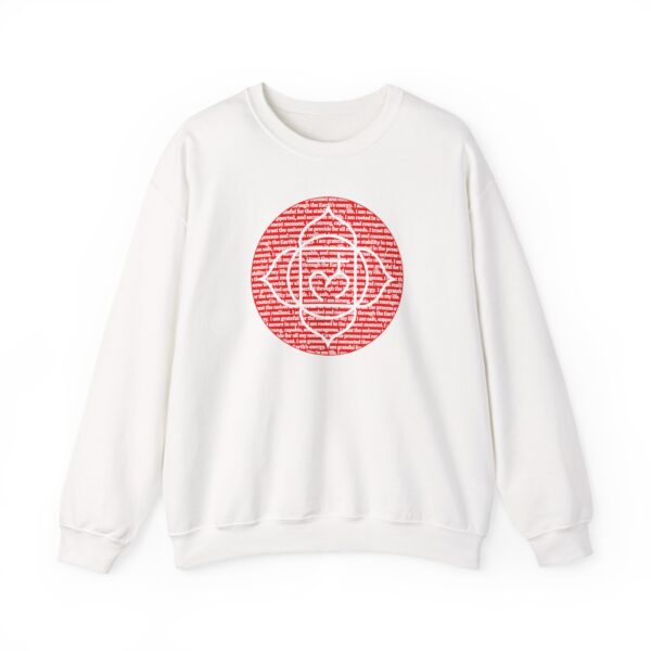 Root Chakra Affirmations Crewneck Sweatshirt - Image 3