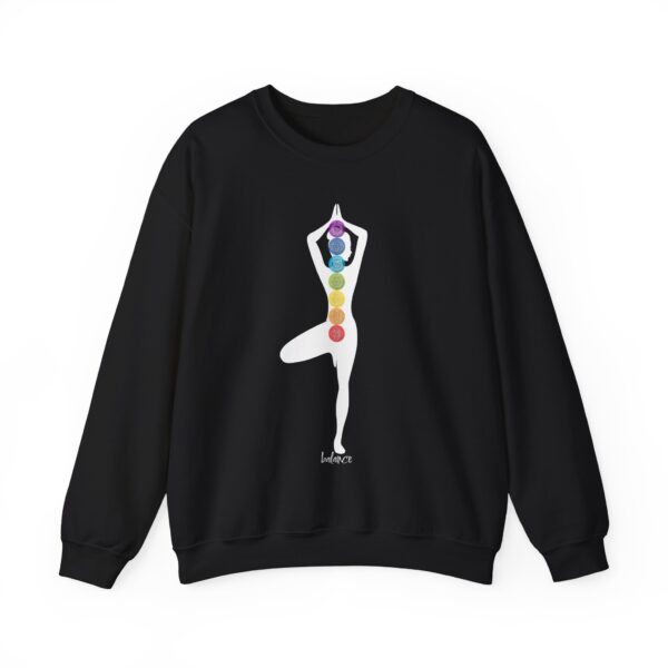 Balance - Chakra Crewneck Sweatshirt with Female Silhouette - Image 15