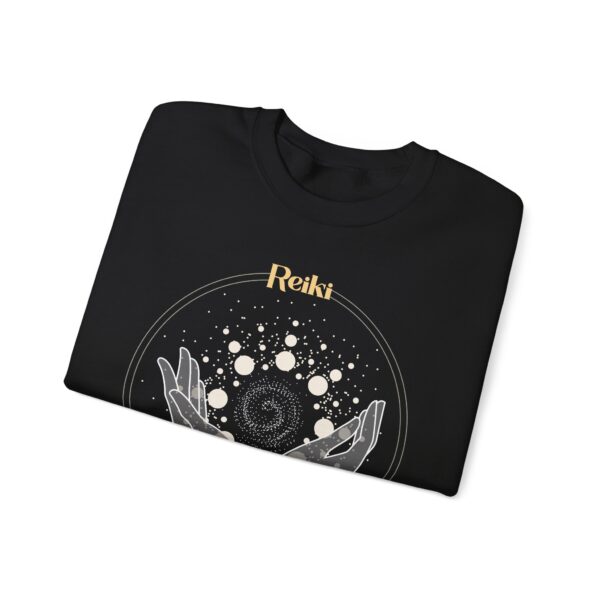 Reiki Practitioner - Crewneck Sweatshirt with Yellow Text - Image 21