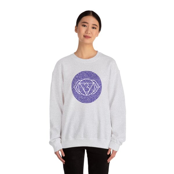 Third Eye Chakra Affirmations Crewneck Sweatshirt - Image 15
