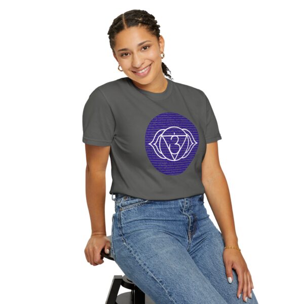 Third Eye Chakra Affirmations Heavyweight T-Shirt - Image 19