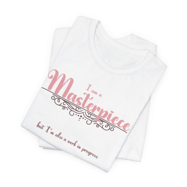 I am a Masterpiece Lightweight T-Shirt, Text Only - Image 8
