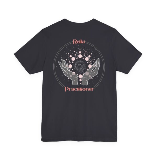 Reiki Practitioner - Lightweight T-Shirt with Pink Text - Image 16