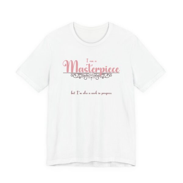 I am a Masterpiece Lightweight T-Shirt, Text Only - Image 7
