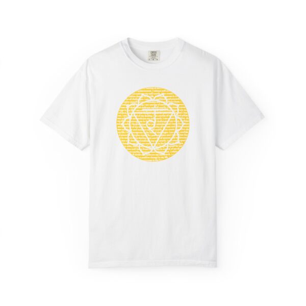 Solar Plexus Chakra Affirmations Heavyweight T-Shirt - Image 8