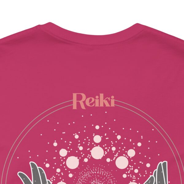 Reiki Practitioner - Lightweight T-Shirt with Pink Text - Image 4