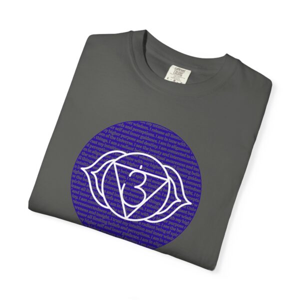 Third Eye Chakra Affirmations Heavyweight T-Shirt - Image 17