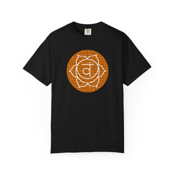 Sacral Chakra Affirmations Heavyweight T-Shirt - Image 20