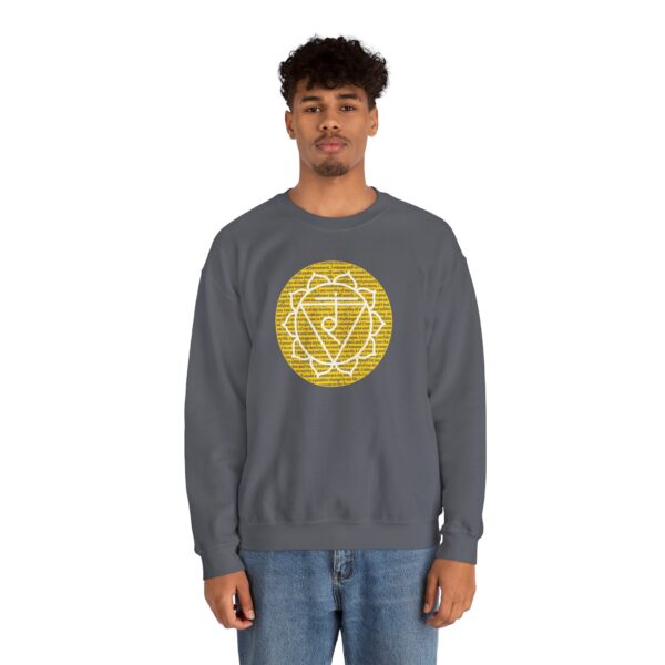 Solar Plexus Chakra Affirmations Crewneck Sweatshirt - Image 15