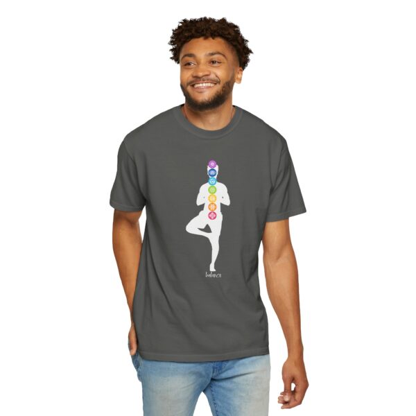 Balance - Chakra Heavyweight T-Shirt with Male Silhouette - Image 10