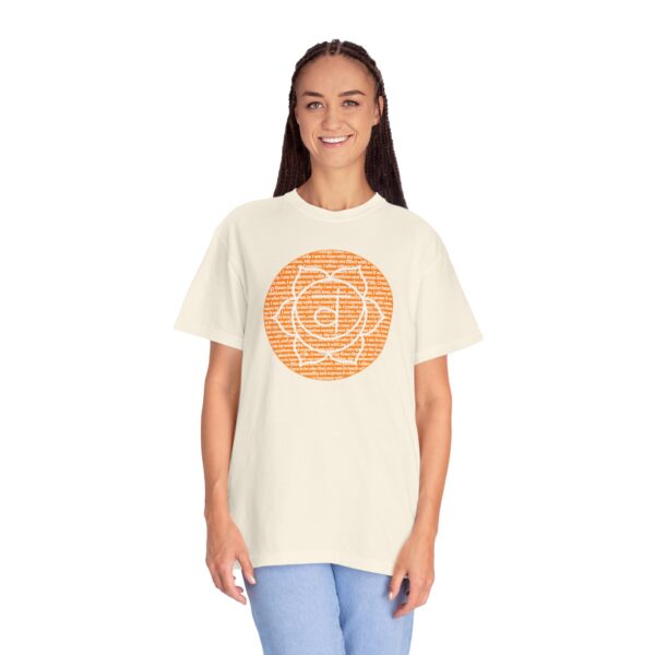 Sacral Chakra Affirmations Heavyweight T-Shirt - Image 10
