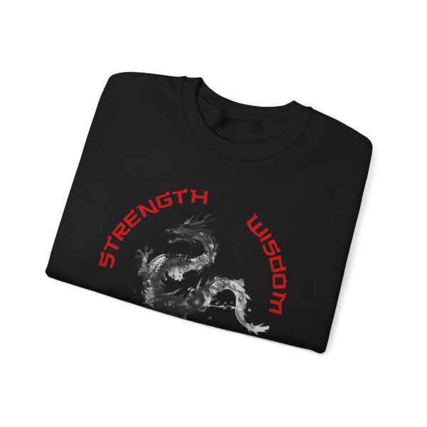Strength, Wisdom, Prosperity - Dragon Crewneck Sweatshirt - Image 21