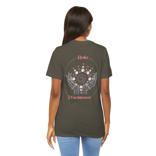 Reiki Practitioner - Lightweight T-Shirt with Pink Text - Image 23