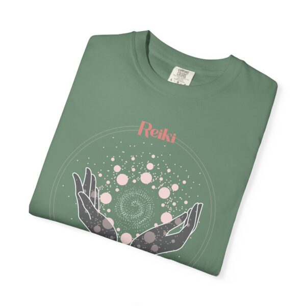 Reiki Practitioner - Heavyweight T-Shirt with Pink Text - Image 21