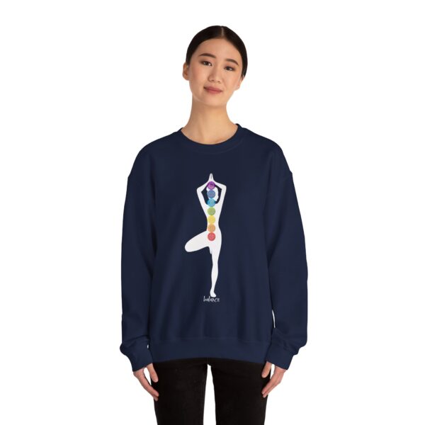 Balance - Chakra Crewneck Sweatshirt with Female Silhouette - Image 23