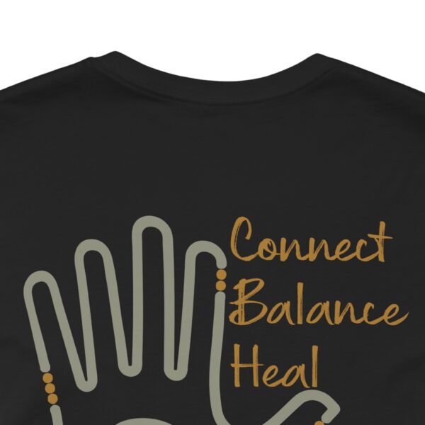 Connect, Balance, Heal - Reiki Hand Lightweight T-Shirt - Image 21