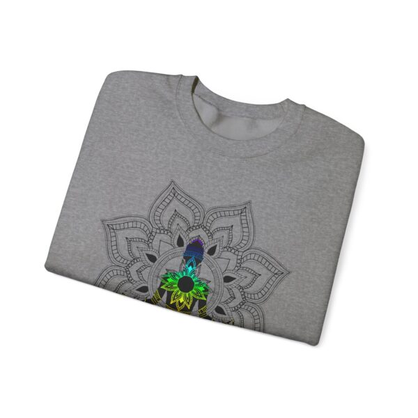Serenity - Chakra Mandala Crewneck Sweatshirt, Female Silhouette - Image 13