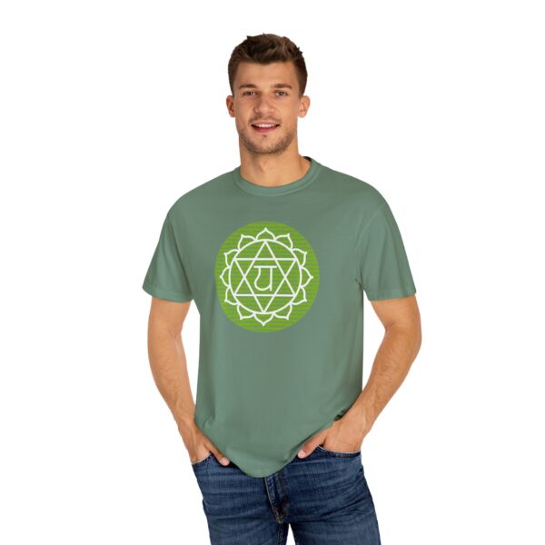 Heart Chakra Affirmations Heavyweight T-Shirt - Image 10
