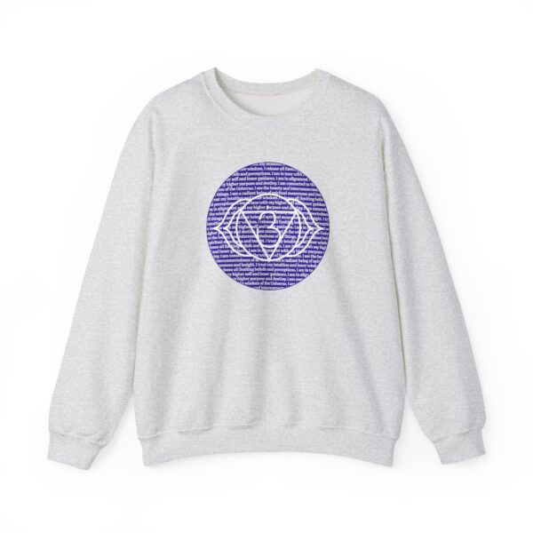 Third Eye Chakra Affirmations Crewneck Sweatshirt - Image 12