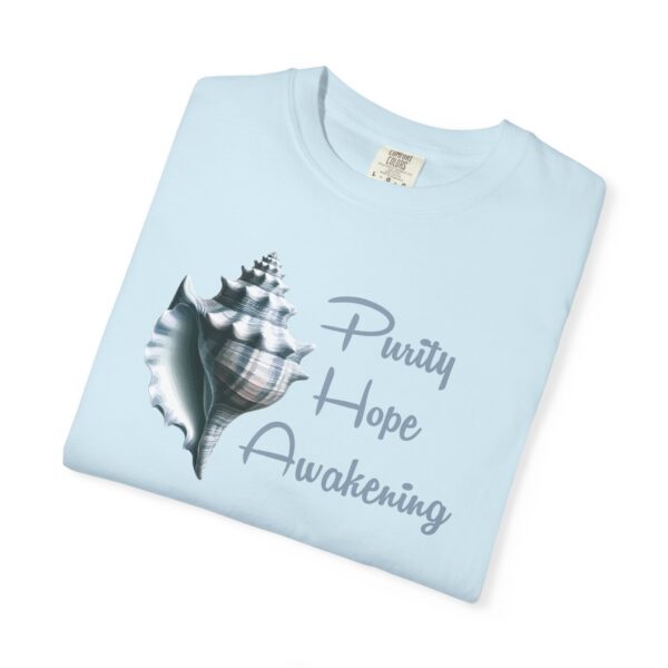 Purity, Hope, Awakening - Conch Shell Heavyweight T-Shirt - Image 8