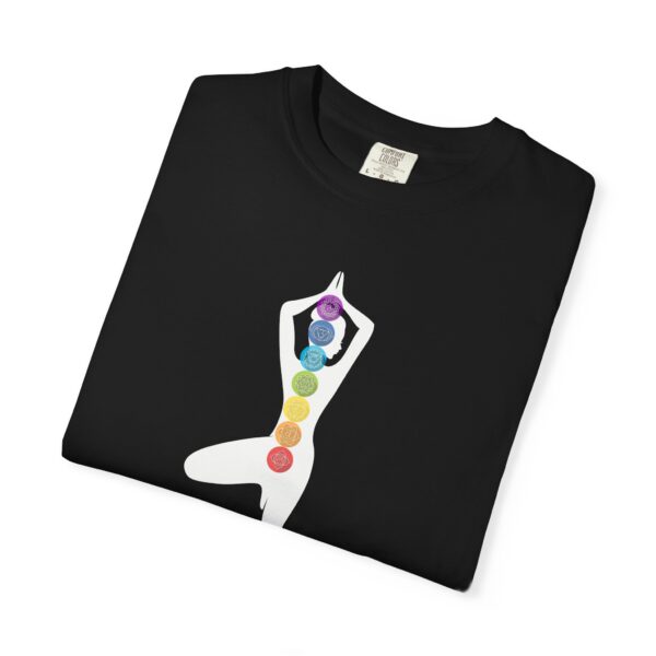 Balance - Chakra Heavyweight T-Shirt with Female Silhouette - Image 4