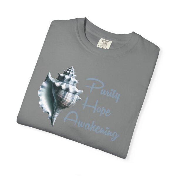 Purity, Hope, Awakening - Conch Shell Heavyweight T-Shirt - Image 12
