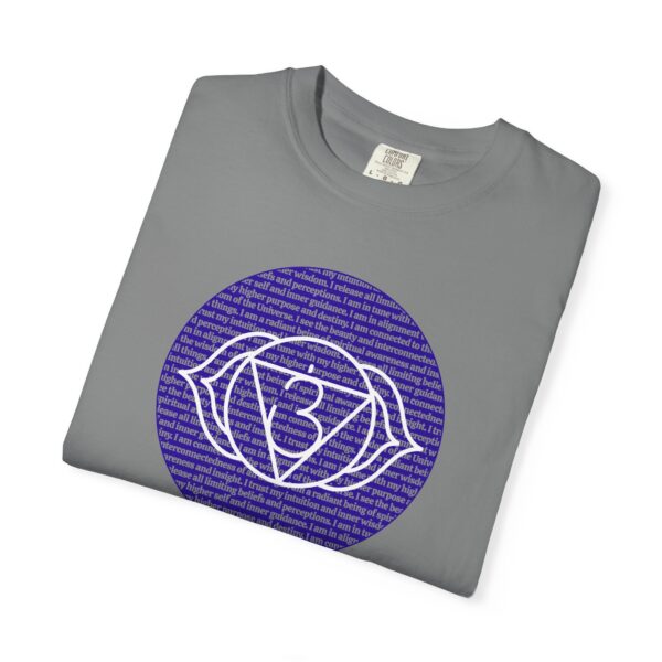 Third Eye Chakra Affirmations Heavyweight T-Shirt - Image 13