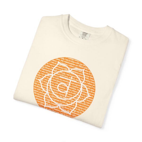 Sacral Chakra Affirmations Heavyweight T-Shirt - Image 8