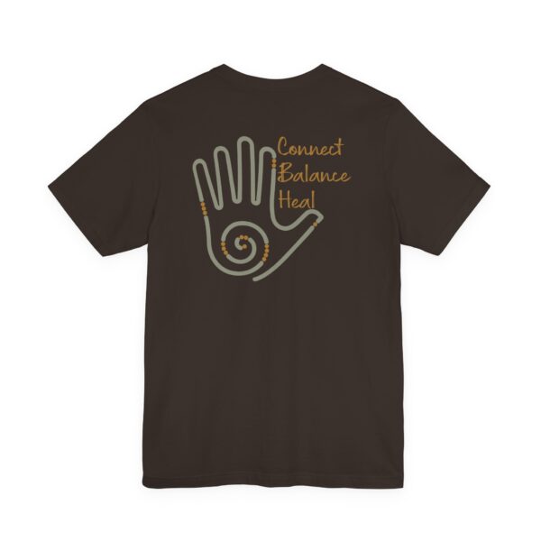 Connect, Balance, Heal - Reiki Hand Lightweight T-Shirt - Image 16