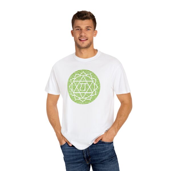 Heart Chakra Affirmations Heavyweight T-Shirt - Image 6