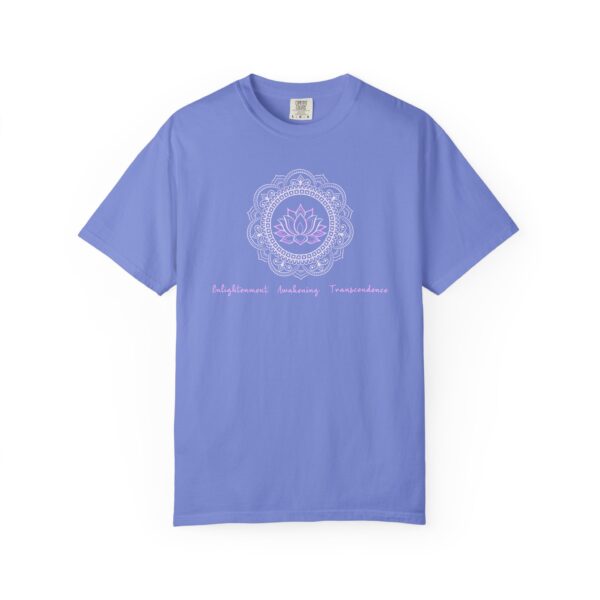 Enlightenment, Awakening, Transcendence - Lotus Heavyweight Shirt - Image 3